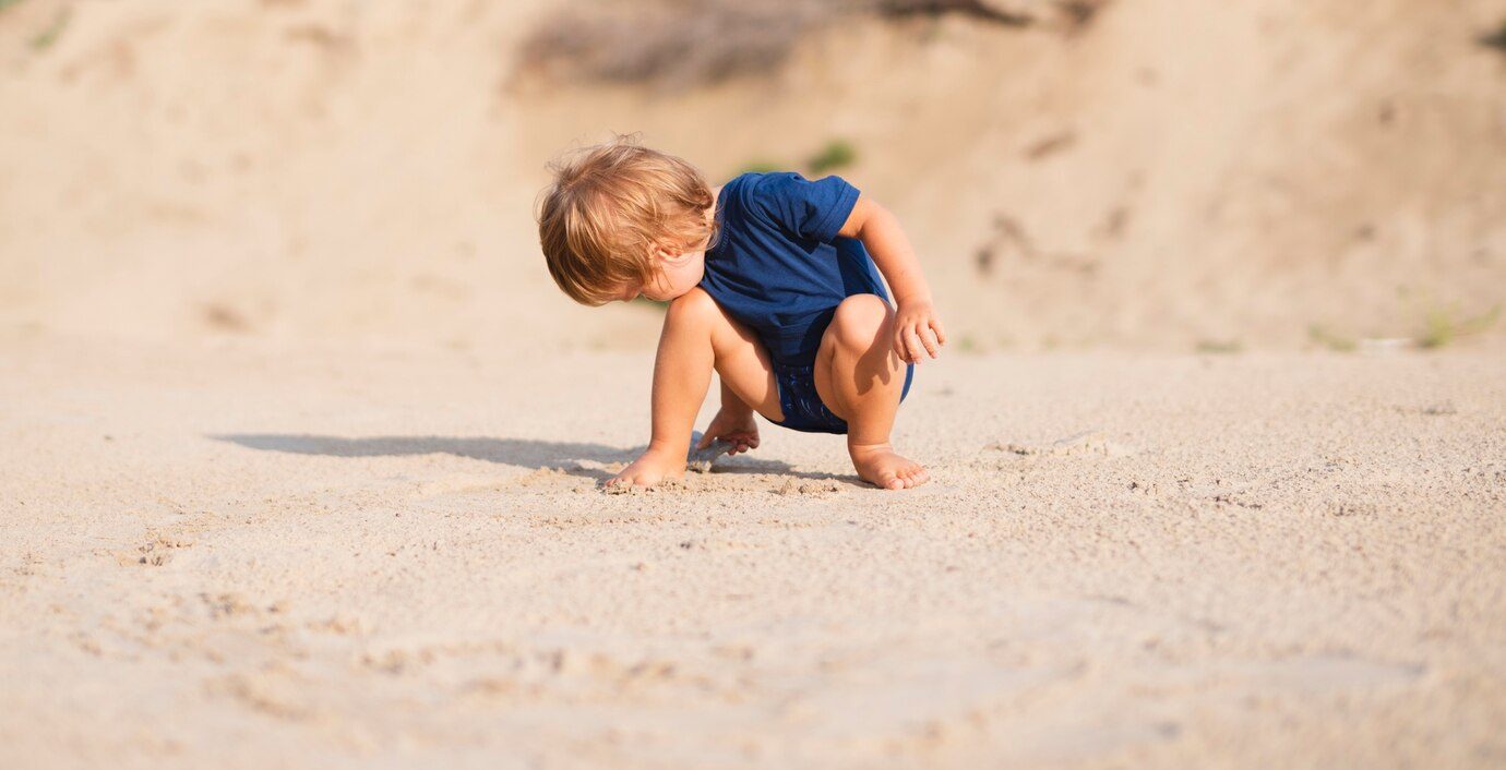 小孩玩沙提升觸覺與感覺統合發展